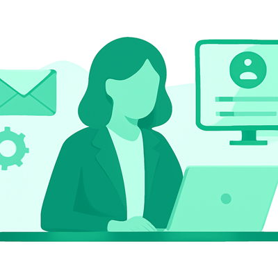 Company signup page illustration